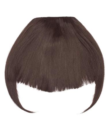 Buy TESS Pony Hairpiece Clip-In Extensions - Realistic Brown Fringe Bangs Hairpieces 30g Affordable Quality Hair Extensions - Buy Online on GoSupps.com