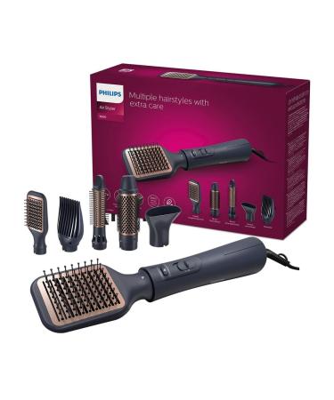 Philips AirStyler Series 5000 Hair styler with 5 styling attachments (model BHA530/00) Deep Blue incl. 5 styling attachments