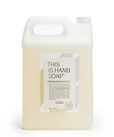 Evolved By Nature Liquid Hand Soap Refill, Lemongrass Lavender Essential Oils, Moisturizing Naturally Derived Ingredients Biodegradable Hand Wash, Gallon (128 oz). Packaging May Vary 128 Fl Oz (Pack of 1)