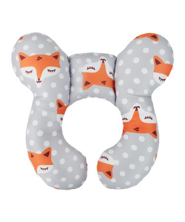 Baby Car Travel Pillow Infant Head Neck Support Pillow Car Seat Cushion Newborn Toddler Car Sleeping Pillow Kids U-shaped Head Neck Protector Pillow Headrest Pillow For Car Seat Pushchair Stroller Fox - Buy Online on GoSupps.com
