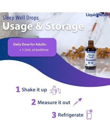 LIQUIDHEALTH Sleep Well Natural Sleep Aid Melatonin Drops - Better Sleep & Mood Relax & Calm Mind Fall Asleep Faster Stay Asleep Longer - Made in USA Vegan Sugar-Free Drug Free Non-GMO (2 oz) Wild Huckleberry - 2 Fl O  - Buy Online on GoSupps.com