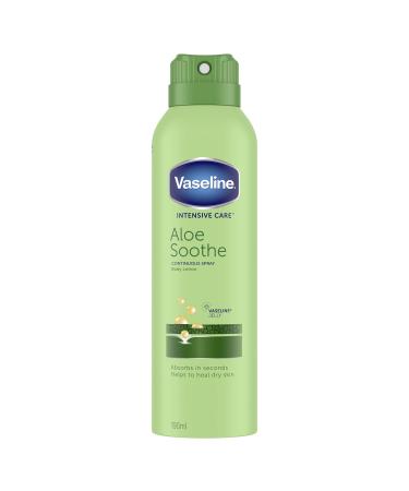 Vaseline Spray and Go Moisturizer Cocoa Radiance and Aloe Soothe Combo 6.5 Ounce Each