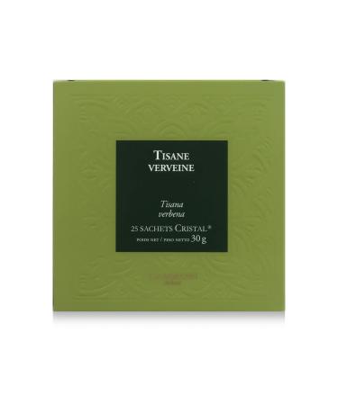 Pasticceria Passerini dal 1919 Tisane Verbena - Verbena Herbal Tea Box of 25 Cristal Teabags 30g / 1.05oz Dammann Fr res
