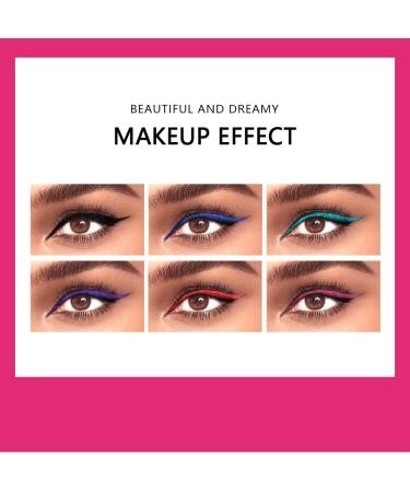 Colorful Eye Makeup Kit for Women - Long Curling Waterproof Mascara & Eyeliner Set | Sweat-proof Extension & Thickening 3D Pencil - Buy Online on GoSupps.com