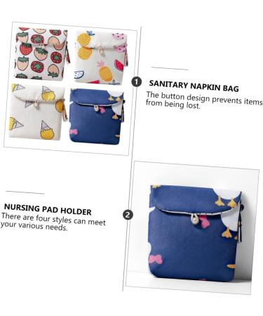 Hapinary Women's Bandages Pack 4 Piece Menstrual Tape Set | Stylish Holder Bags for Women - Buy Online on GoSupps.com