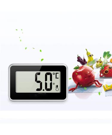High Precision Indoor Thermometer & Hygrometer - Electronic Refrigerator Thermometer for Accurate Temperature & Humidity Measurement - Buy Online on GoSupps.com