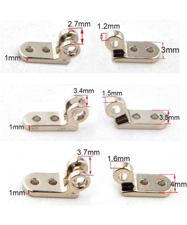 Set of 10 Eyeglass Hinges for Plastic Frames - Ideal for Travelers & Repairs | Eyeglass Accessories (3.5MM Color) - Buy Online on GoSupps.com