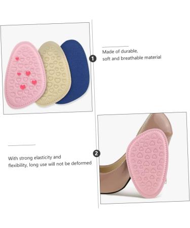 FRCOLOR 6 Pairs Forefoot Pad Adhesive Insoles for Bunion Relief - Non-Slip Sponge Arch Support Cushions for Boots & Shoes - Invisible Foot Inserts for Ladies - Buy Online on GoSupps.com
