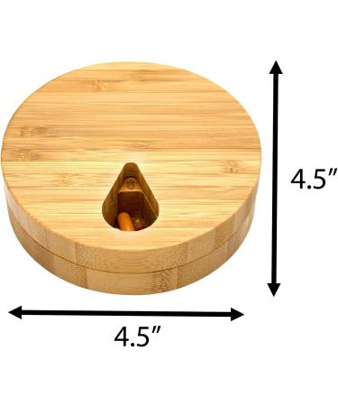 e-Pill Bamboo Pillbox Organizer | Stylish Tablet Vitamin & Supplement Storage | International Shipping Available - Buy Online on GoSupps.com