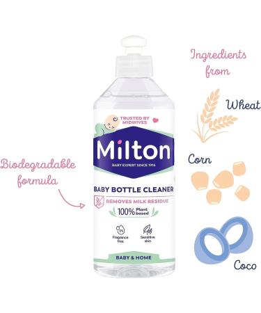 Milton Baby Bottle Cleaner & Anti-Bacterial Spray + Hand Sanitizer Hygiene Bundle - 500ml & 50ml - Buy Online on GoSupps.com