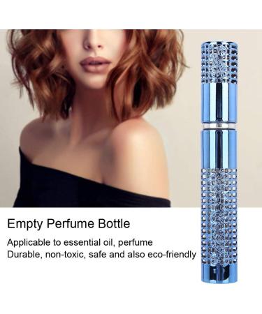 Buy Blue Refillable Perfume Atomizer - Portable Travel Bottle for Essential Oils & Perfume - Perfect for Home Office & Outdoor Use - Buy Online on GoSupps.com