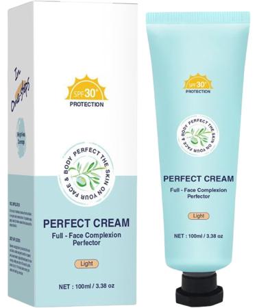 Body foundation waterproof SPF 30 100 ml waterproof day cream with color pigments longlasting care makeup for outdoor sports tropical travel swimming and daily use Light - Buy Online on GoSupps.com