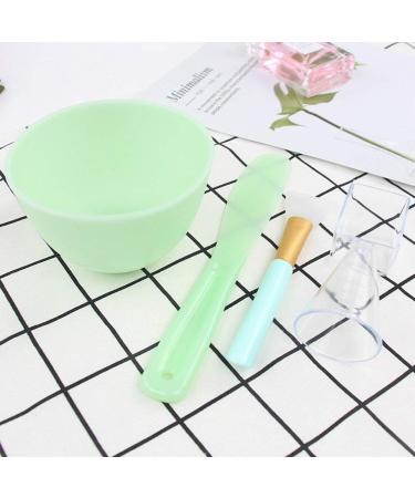 Face Mask Bowl and Brush Set | DIY Facial Mask Mixing Kit with Soft Silicone Brush and Measuring Tools - Buy Online on GoSupps.com