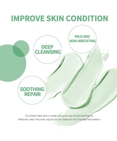 Green Tea Face Mask Natrual Skin Mask Body Mud Mask Blackhead Removal Mask Smoothing Daily Skincare Green Tea Cleansing Mask Deep Cleanse & Reduce Acne Hydrating Face Moisturizes-Dull Skin-100ml - Buy Online on GoSupps.com