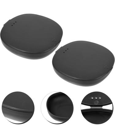 Ultechnovo 2-Piece Box Storage Holder & Silicone Shell Menstrual Pillow Bag | Menstrual Disc Cleaner & Carrier - Black (1 Pack) | International Shipping Available - Buy Online on GoSupps.com