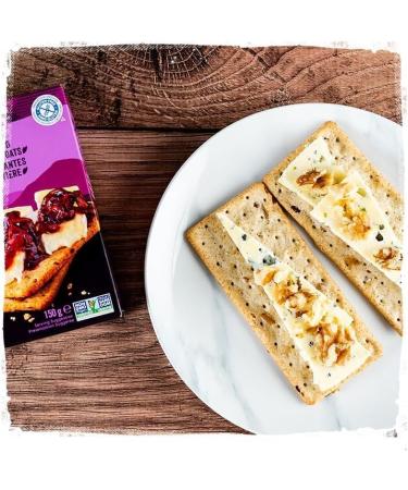 Nairn s Caramelised Onion Oat Flatbreads | Made with Gluten Free Wholegrain Oats | High Fibre | Plant-Based | Vegan & Non-GMO | No Artificial Colours Flavours or Preservatives | 150g (6-Pack) - Buy Online on GoSupps.com