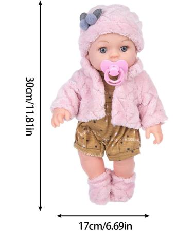 Raxove Realistic Newborn Simulation Doll | Soft Pink Velvet | Includes Clothes & Pacifiers | Perfect Gift for Kids - Buy Online on GoSupps.com