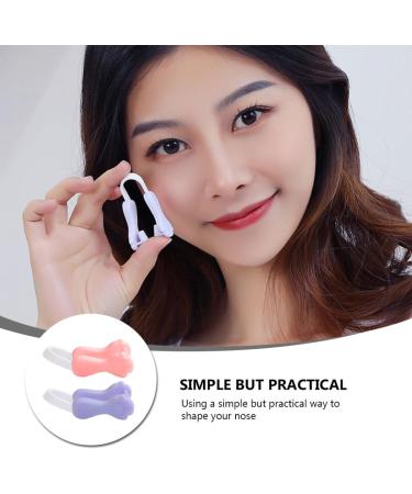 PLAFOPE Lot de 2 Pinces Pinces Correctrices de Nez en Silicone Rehausseur de Nez pour Adulte et Gar on et Filles Dispositif Remodelant pour Soulever et Affiner la Pointe du Couleurs Rose - Buy Online on GoSupps.com