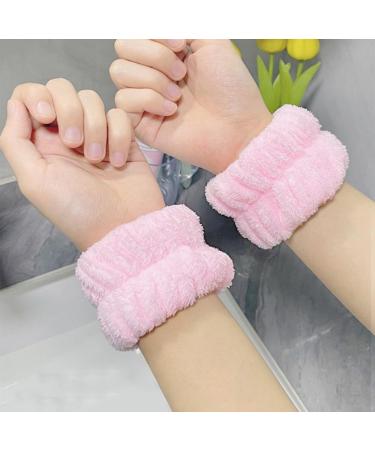 SSKHE 3 Pairs Microfiber Wrist Wash Bands Wrist Wash Towel Band Women Face Wash Wristband for Women Prevent Liquid from Spilling Down Arms - Buy Online on GoSupps.com