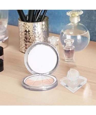 Healvian Eye Shadow Pressure 2pcs Eyeshadow Stamper Round Clear Acrylic Pressing Tool for Eyeshadow Makeup Palette - Buy Online on GoSupps.com
