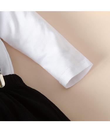 Haokaini Baby Boy 1st Birthday Bow Tie Romper Cake Smash Outfit Black 18-24 Months - Buy Online on GoSupps.com