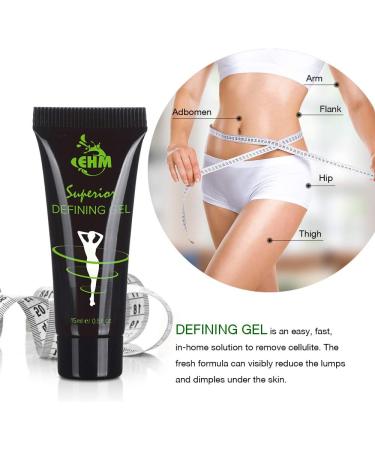 15ml Herbal Body Defining Gel - Slimming Detox Tone & Firm Reduces Cellulite & Stretch Marks Perfect with Body Applicator Wraps - Buy Online on GoSupps.com
