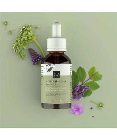 Pure Ella Herbal Drops - Alcohol-Free Dietary Supplements with Plant Extracts Zinc & Choline for Metabolism - 50 ml - Buy Online on GoSupps.com