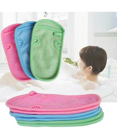 Lurrose Exfoliating Bath Gloves - Soft Bath Mitt for Adults, Men, Women, Kids - Back Scrubber and Shower Mitt for Gentle Exfoliation - Buy Online on GoSupps.com