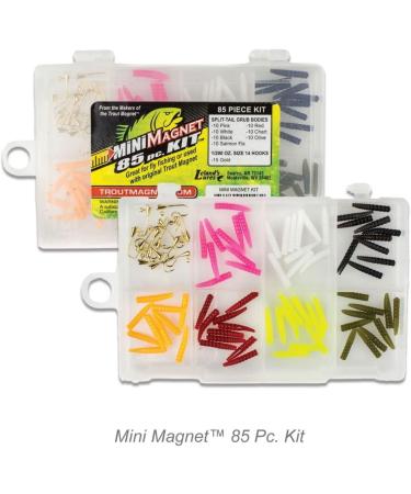 Leland's Lures Trout Magnet Mini Kit - 85 Piece Set for Fly Fishing | Includes Grub Bodies, Size 14 Hooks | Original Trout Magnet for All Fish Types - Buy Online on GoSupps.com