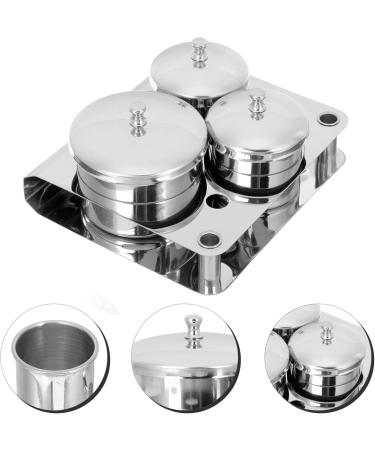 HAPINARY Skin 1 Set Nail Steel Bowl Nail Dappen Dish Dappen Dish for Acrylic Nails Acrylic Containers Mini Dappen Dish Monomer Dish Monomero Guasha Tool Stainless Steel Bowl Liquid - Buy Online on GoSupps.com