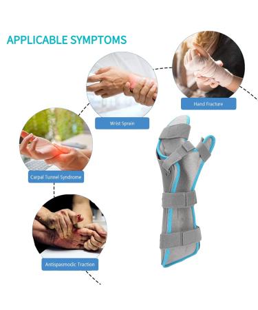 Wrist Support Brace Splint for Carpal Tunnel & Tendinitis - Night Immobilizer for Hand Rehabilitation | International Shipping Available - Buy Online on GoSupps.com