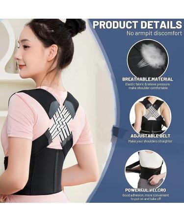 Instant Posture Corrector Adjustable Back Straightener Belt Correct Shoulder Back Posture Brace for Office Gym Home Thin Back Assistant Tool for Women and Men -L - Buy Online on GoSupps.com