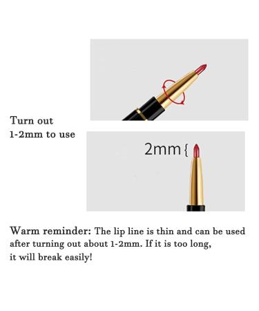 3 Pcs Matte Lipstick & Lip Liner Set - Long Lasting Waterproof Dark Ruby & Deep Red Crayons for Women - DNM 24 Hour Lip Kit - Buy Online on GoSupps.com