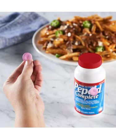 MEELTA Complete Chewable Acid Reducer - Heartburn Ease Acid Reflux Reducer Heartburn Chews Acid Control 100ct Antacid Tablets Chewable Sticker - Buy Online on GoSupps.com