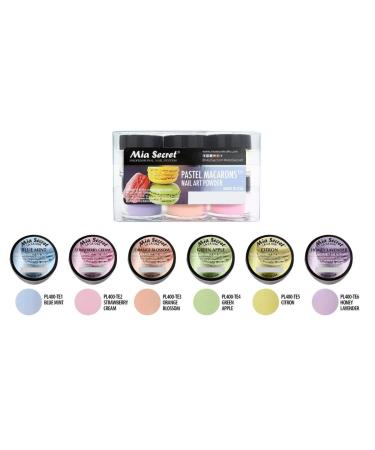 Mia Secret Pastel Macarons Nail Art Powder Set - 6 pc - Buy Online on GoSupps.com