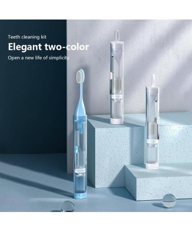 Buy Multi-Colored Washable Soft Manual Toothbrush Set - Sealed Plastic Toothbrushes for Home & Travel Ideal Tooth Cleaning Tool - 5 Series Set with White Brush Head - Buy Online on GoSupps.com