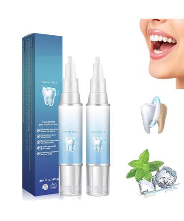 Gum Shield Therapy Gel New Gum Repair Treatment Gel Teeth Whitening Essence Pen Deeply Cleaning Gums Enhances Overall Gum Health (2pcs)