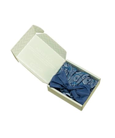 KISMETICS Reusable Fashion Shower Cap with Knotted Bow Design | Waterproof & Lightweight | Large Size for All Hair Lengths (Blue) - Buy Online on GoSupps.com
