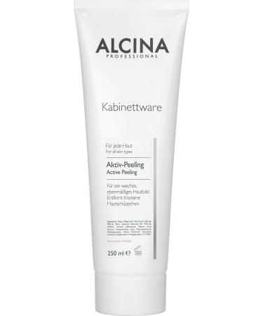 Alcina Aktiv -peeling - 1 x 250 ml - every skin - peeling for a soft even complexion - with fine silica granulate 250 ml (1 Pack)