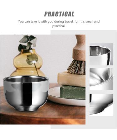 Frcolor Stainless Steel Shaving Bowl for Razor Brush & Foam | Durable Impact Bowl Mug for Men | Perfect Shaving Tool & Accessory - Buy Online on GoSupps.com