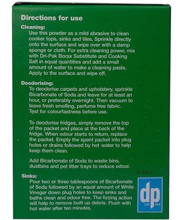 Pkge 500g Bicarbonate of Soda | Tackle Tough Stains Eliminate Odors and Laundry Booster | Ideal for Sinks Countertops to Bathroom Tiles and Oven Interiors (Pack of 3) - Buy Online on GoSupps.com