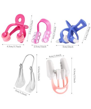 Frienda 5 Pieces Nose Clip Set - Silicone Nose Lifters & Beauty Tools for Effective Nose Slimming & Lifting - Buy Online on GoSupps.com