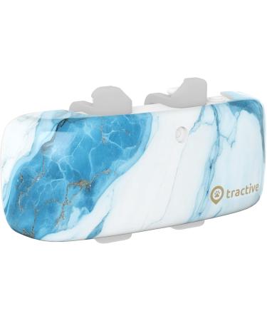 Tractive GPS Tracker Cover for Dogs - Blue Marble | Durable Stylish & International Shipping Available - Buy Online on GoSupps.com