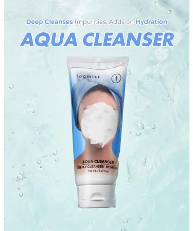 Hydrating Vegan Aqua Cleanser - Gentle Deep Cleansing Face Wash with Hyaluronic Acid & Avocado Oil | Makeup Remover & Skin Barrier Protector 5.07 Fl Oz - Buy Online on GoSupps.com