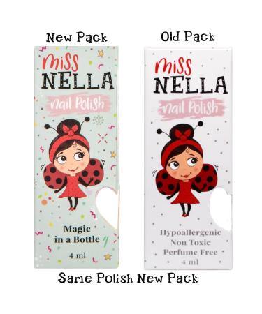 Miss Nella Shooting Star Peel-Off Nail Polish for Kids | Non-Toxic Water-Based Silver Glitter | Safe & Odorless - Buy Online on GoSupps.com