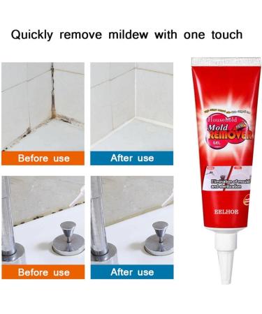 Mould Magic Gel Mould Magic Remover Household Mold Remover Gel Chemical Mold Removing Gel Powerful Quick Great for Wall Tiles Wall Corner and Kitchen Bathroom Sink (40g) - Buy Online on GoSupps.com