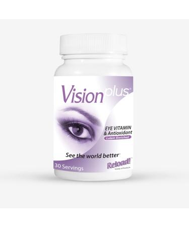 Reload! Vision Plus Eye Health Supplement Lutein Zeaxanthin Bilberry Vitamin A 60 Capsules