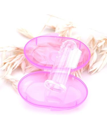 Baby Finger Toothbrush Set - 6 Gentle Silicone Infant Brushes for Early Oral Hygiene - Buy Online on GoSupps.com