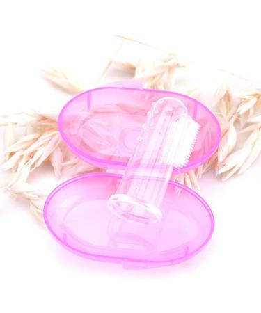 Baby Finger Toothbrush Set - Safe Silicone Infant Toothbrush for Early Oral Hygiene Training - Buy Online on GoSupps.com