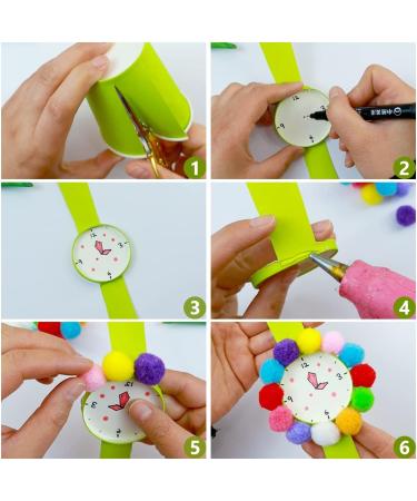 Praisebank 300pcs 1 inch Pom Poms for Arts and Crafts - Multi-colored Pom Pom Balls in Jar - Buy Online on GoSupps.com